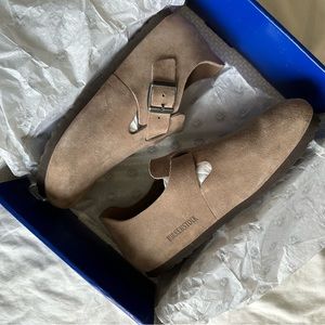 Birkenstock London Taupe Sued